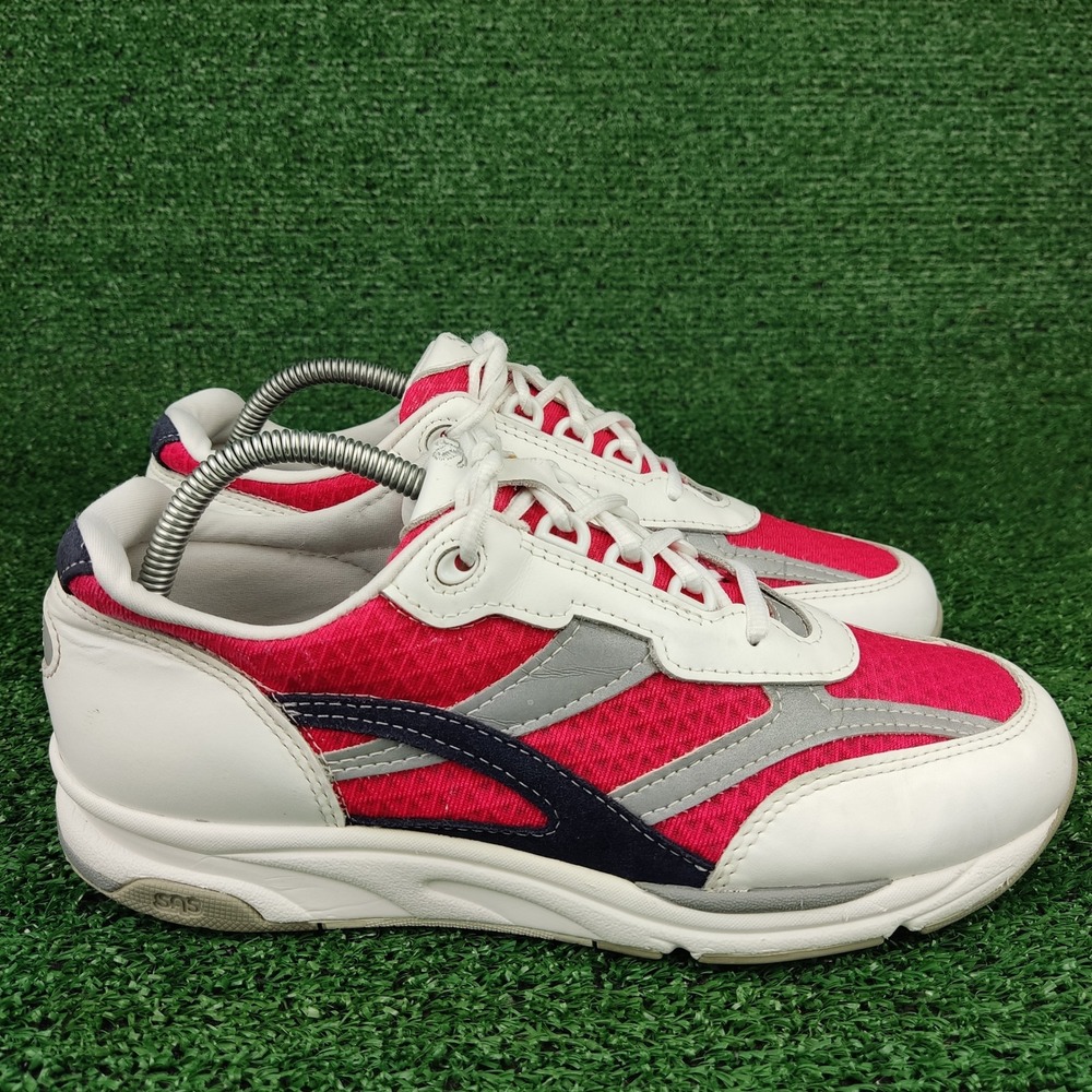 SAS Sneakers‎ Womens 9.5 Pink Journey Walking Shoes Tripad Comfort Mesh Leather